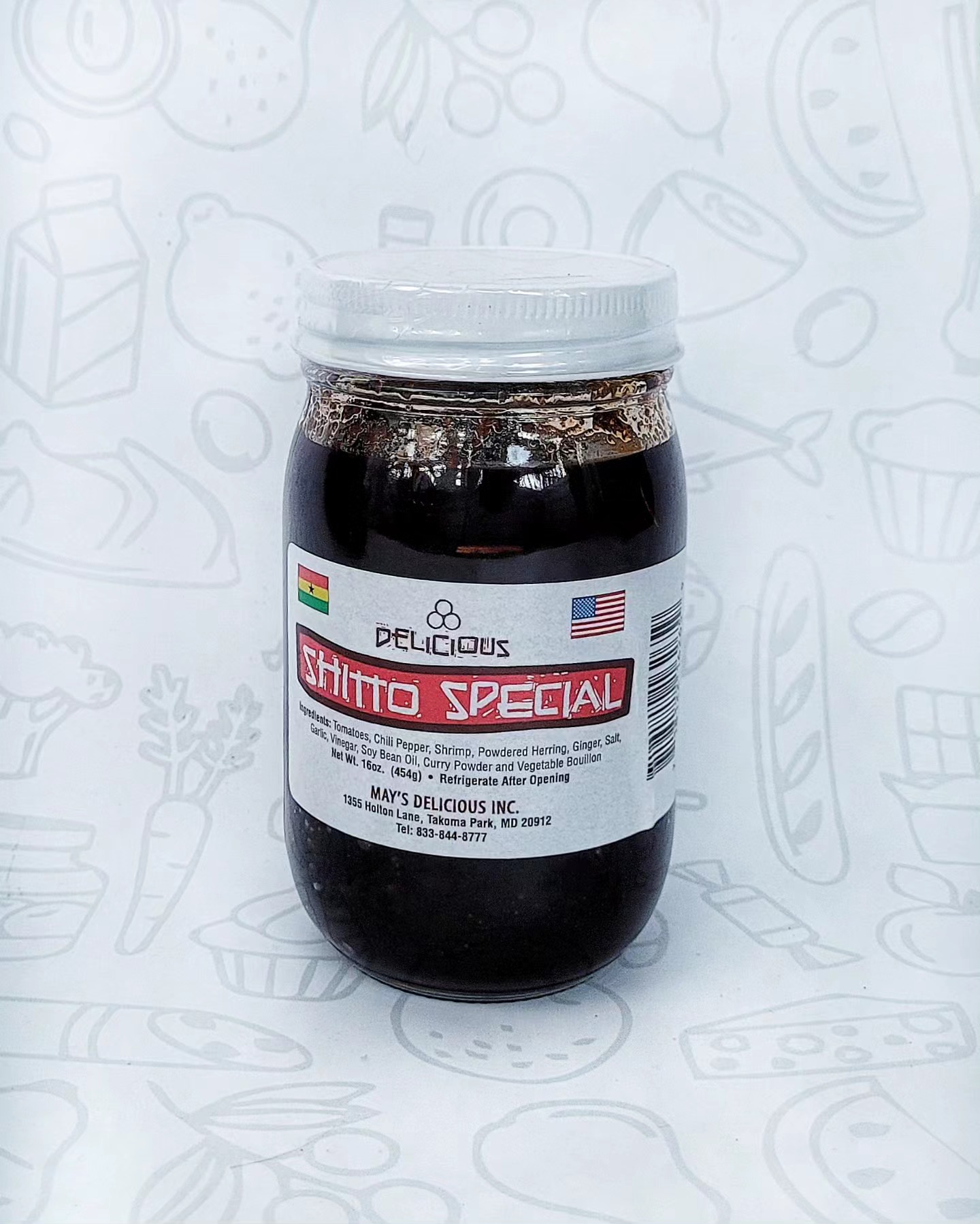 16 ounce May’s Delicious Shitto jar