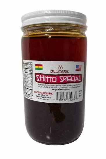 May’s Delicious 32 ounce Shitto jar